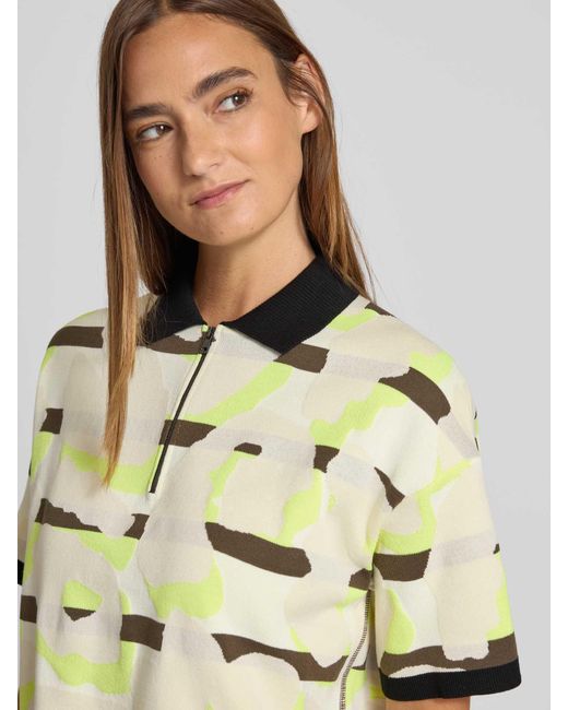 Marc Cain Gebreid Shirt Met Platte Kraag in het Green