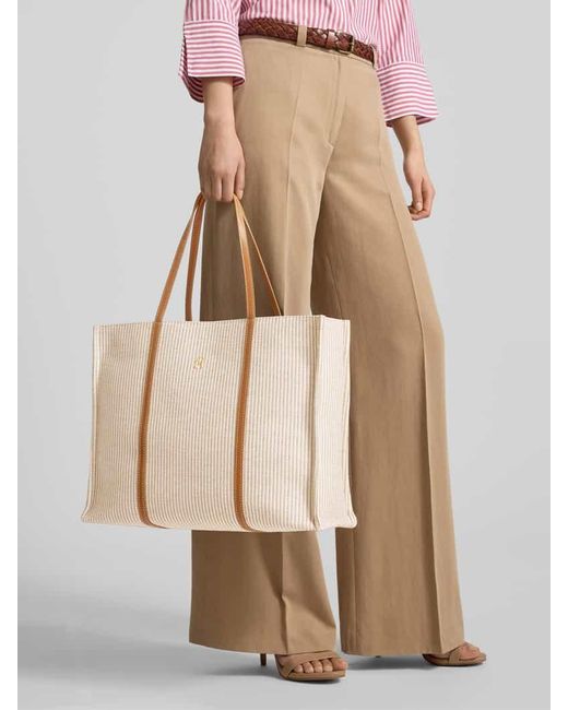 Tommy Hilfiger Natural Shopper aus Baumwoll-Mix