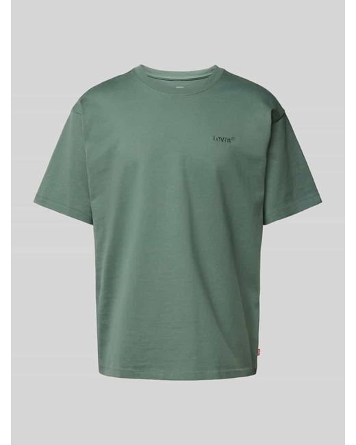 Levi's T-Shirt mit Label-Stitching in Green für Herren