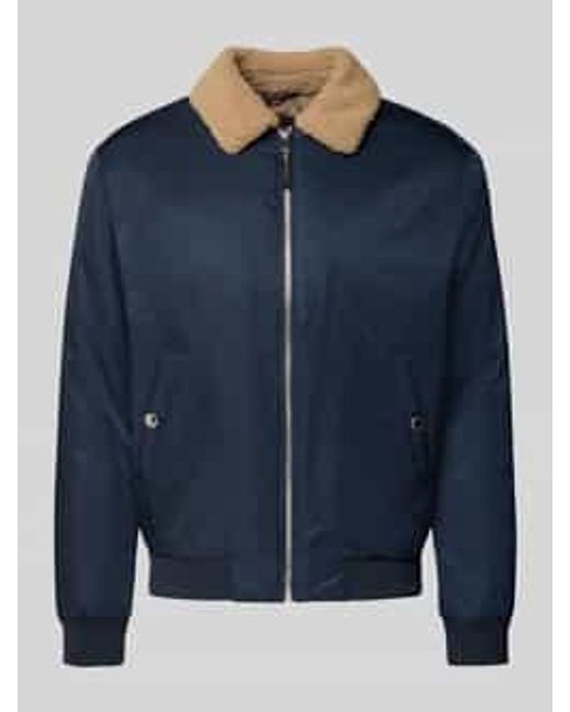 Mcneal Regular Fit Jack Met Platte Kraag in het Blue voor heren