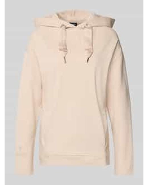 Joop! Sweatshirt Met Capuchon in het Natural