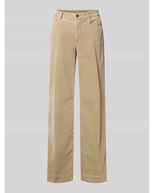 M·a·c Natural Cordhose mit weitem Bein und Eingrifftaschen