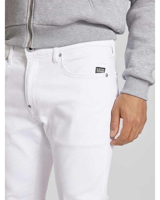 G-Star RAW Skinny Fit Jeans in White für Herren