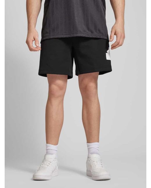 Adidas Regular Fit Sweatshorts mit Label-Detail in Black für Herren