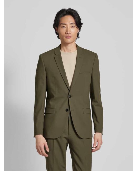HUGO Slim Fit Anzug Mit 2-Knopf-Sakko Modell 'Arti/Hesten' in Green für Herren