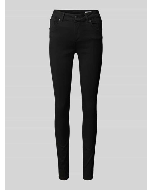 Vero Moda Skinny Fit Jeans im 5-Pocket-Design Modell 'LUX' in Black für Herren