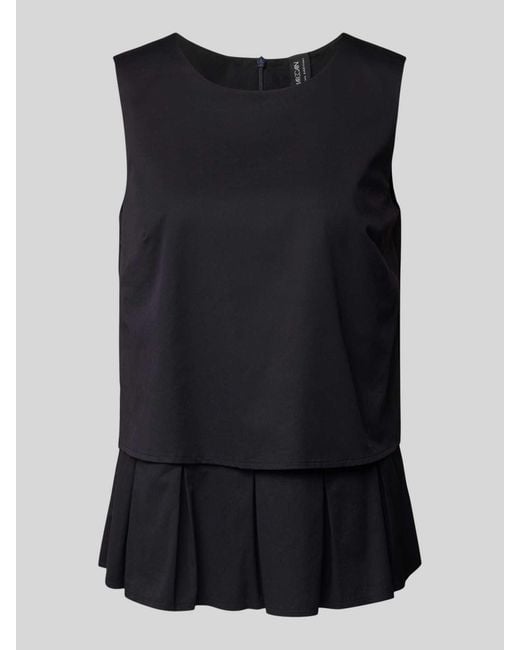 Marc Cain Regular Fit Blousetop in het Black
