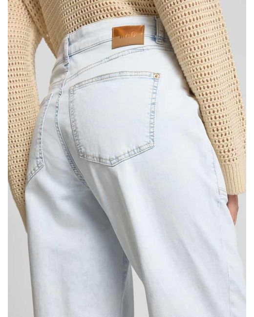 M·a·c White Jeans mit Eingrifftaschen Modell 'Carol'