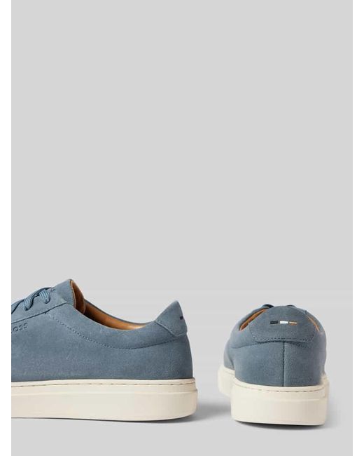Boss Sneaker Mit Label-Details Modell 'Kieran' in Blue für Herren