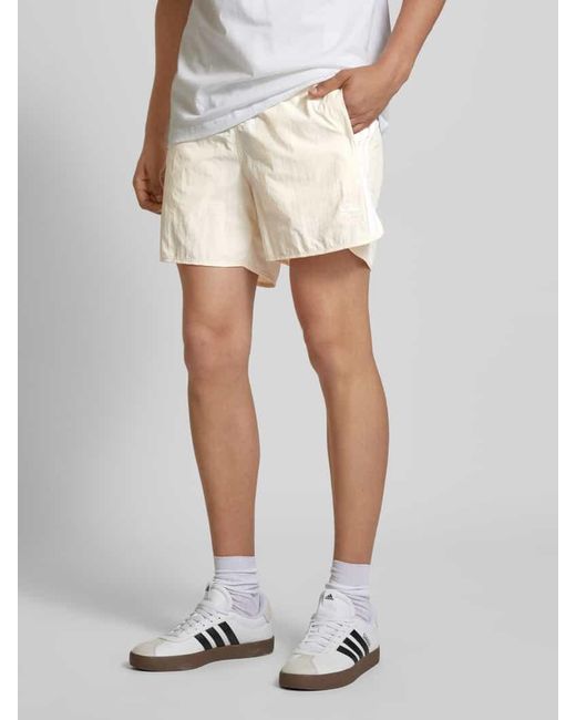 Adidas Originals Regular Fit Shorts mit elastischem Bund Modell 'SPRINTER' in White für Herren
