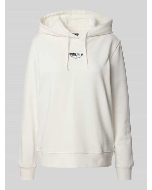Tommy Hilfiger Natural Regular Fit Hoodie aus reiner Baumwolle
