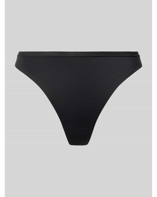 Calvin Klein Black String mit elastischem Bund