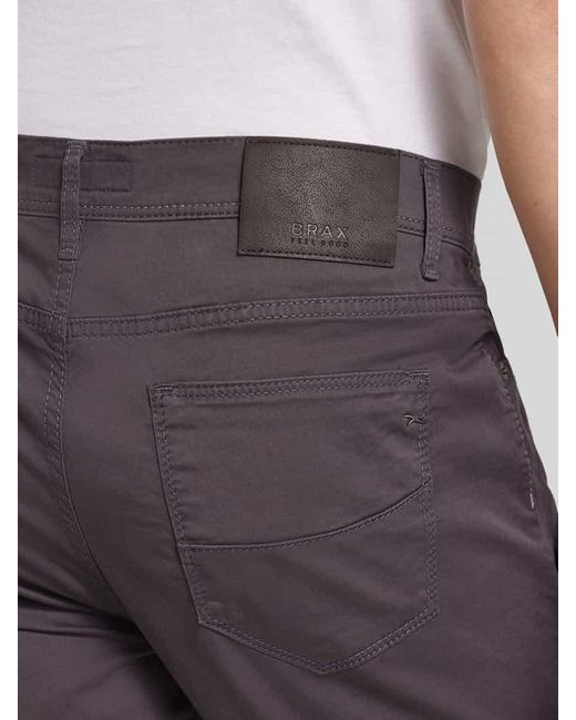 Brax Hose im 5-Pocket-Design Modell 'CADIZ' in Gray für Herren