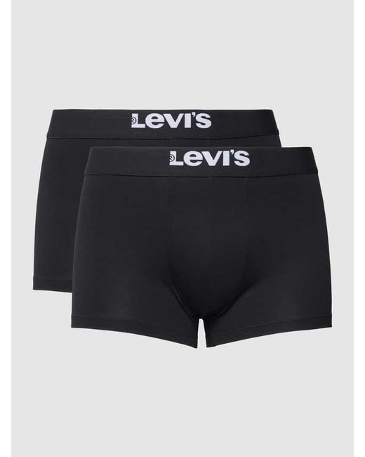 Levi's Trunks Mit Elastischem Logo-Bund Modell 'Solid Basic Trunk' in Blue für Herren