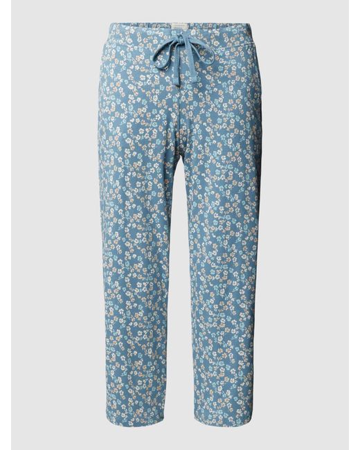 Schiesser Pyjamabroek Met 3/4-pijpen in het Blue