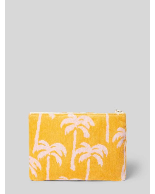 Wouf Make-uptasje Met Labelpatch in het Yellow