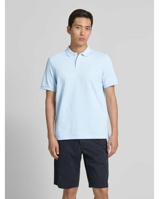 Marc O' Polo Regular Fit Poloshirt aus reiner Baumwolle in Blue für Herren