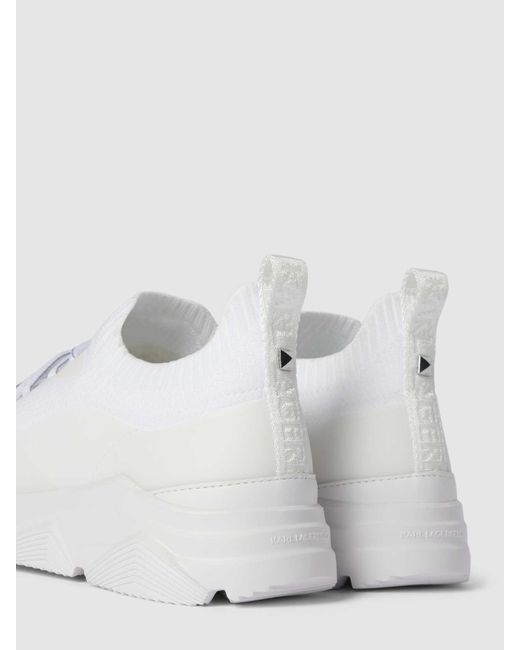 Karl Lagerfeld Sneakers Met Labeldetails in het White voor heren