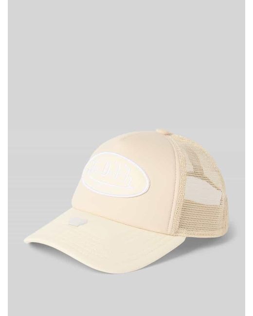 Von Dutch Trucker Cap mit Label-Patch Modell 'TAMPA' in Natural für Herren