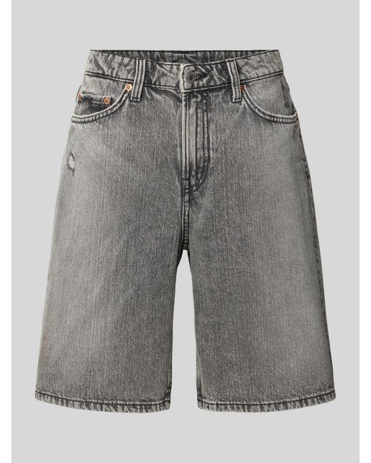 Weekday Regular Fit Korte Jeans in het Gray