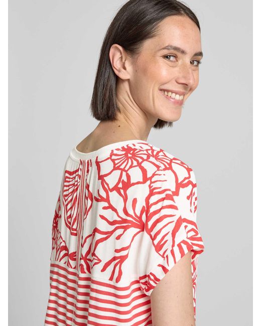 Ouí Regular Fit Blouseshirt Met V-hals in het Pink