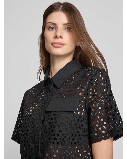 Liu Jo Overhemdblouse Met Broderie Anglaise in het Black