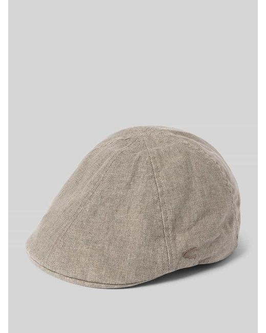 Camel Active Schiebermütze aus Baumwoll-Leinen-Mix in Gray für Herren