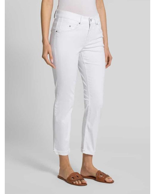 M·a·c White Jeans in verkürzter Passform