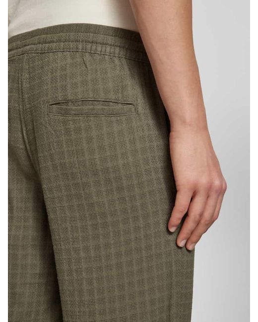 Only & Sons Hose aus Viskose-Mix mit elastischem Bund Modell 'SINUS' in Green für Herren