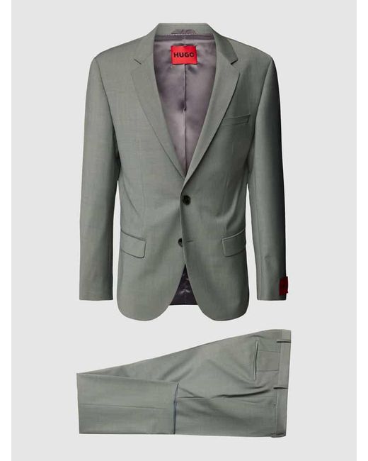 HUGO Anzug in Melange-Optik Modell 'Henry/Getlin' in Gray für Herren