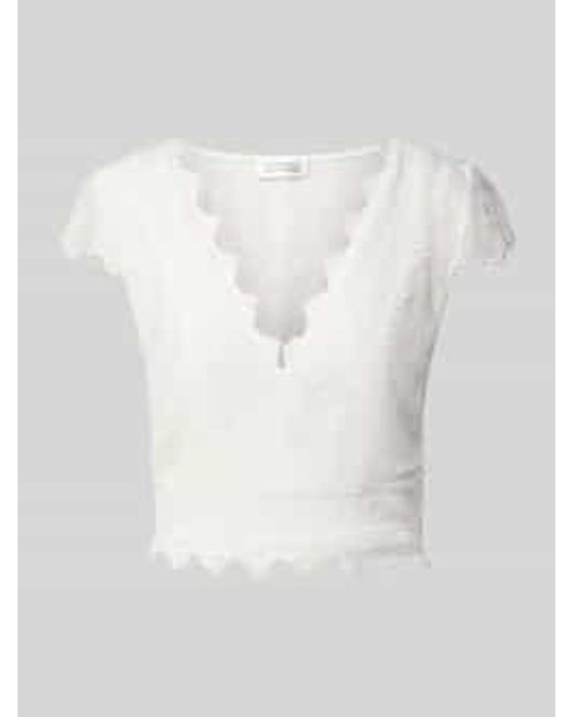 Guido Maria Kretschmer Top Met Etskanteffect in het White