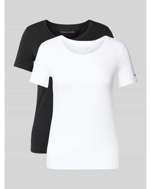 Tommy Hilfiger White Regular Fit T-Shirt