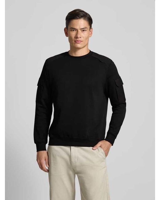 Antony Morato Regular Fit Sweatshirt mit Viskose-Anteil Modell 'In' in Black für Herren