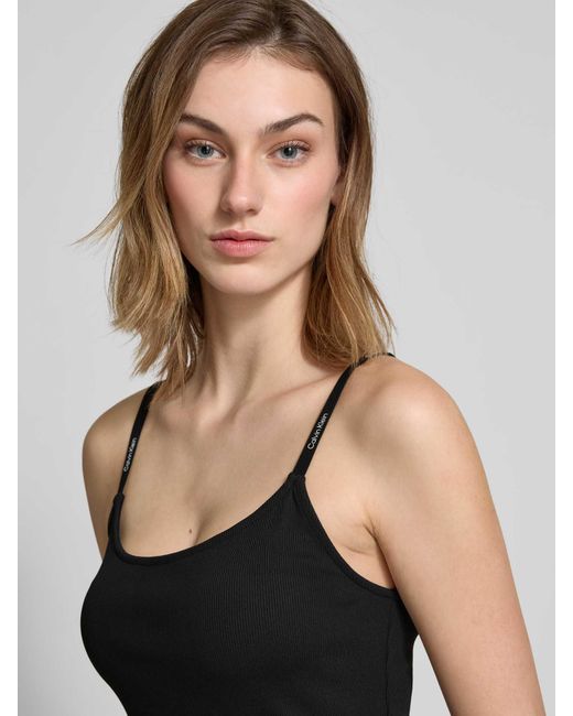 Calvin Klein Midi-jurk in het Black