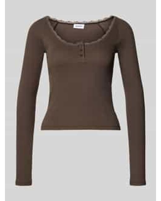 Noisy May Longsleeves in het Brown