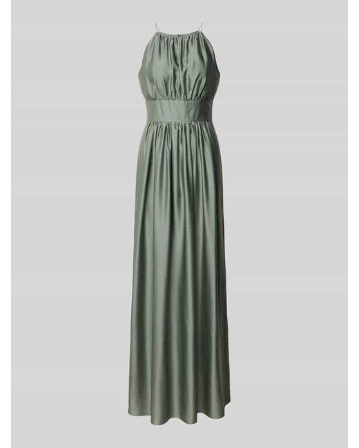 Swing Green Abendkleid mit gelegten Falten