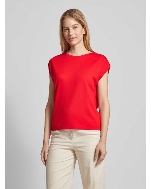 someday. Red T-Shirt mit Rundhalsausschnitt Modell 'Ujanet'