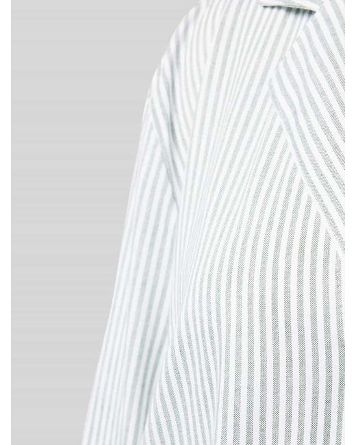 S.oliver White Pyjama-Oberteil mit Streifenmuster Modell 'Everyday'