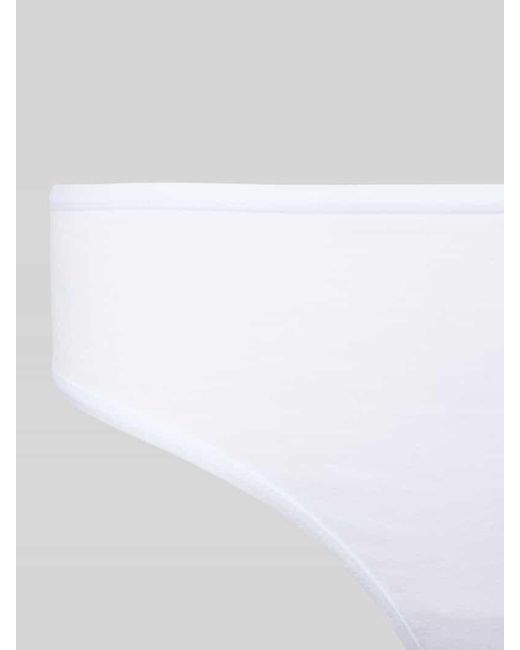 Snocks White String Mit Elastischem Bund Im 2Er-Pack