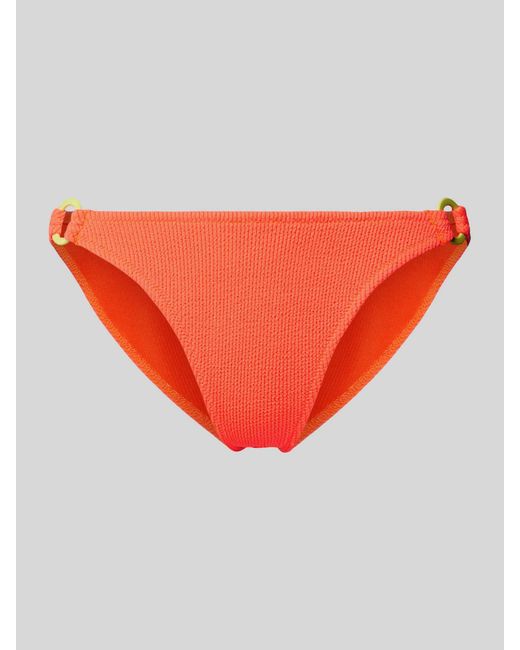 Banana Moon Orange Bikini Slip mit Strukturmuster