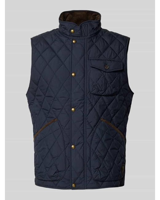 Polo Ralph Lauren Weste mit Stehkragen in Blue für Herren