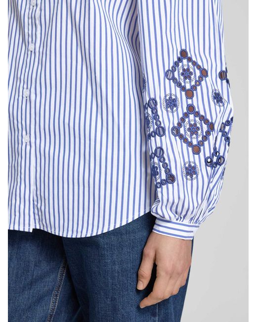 Apricot Overhemdblouses in het Blue