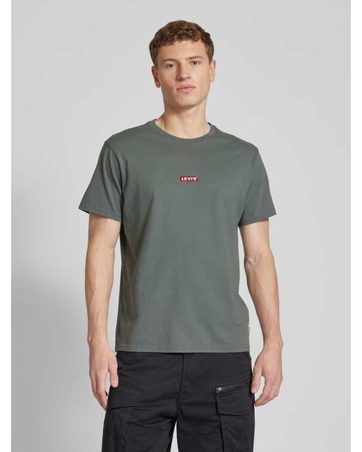 Levi's T-Shirt mit Label-Patch in Gray für Herren