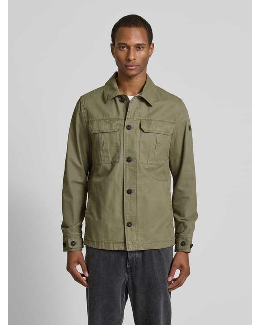 S.oliver Regular Fit Jacke im Utility-Look in Green für Herren