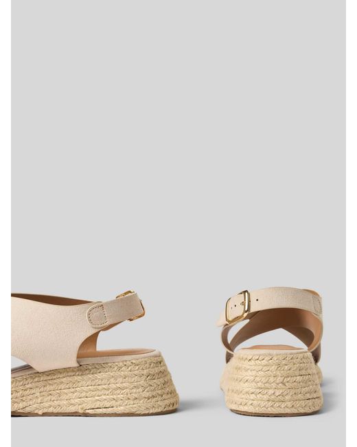 ONLY Wedges Met Open Tenen in het Natural