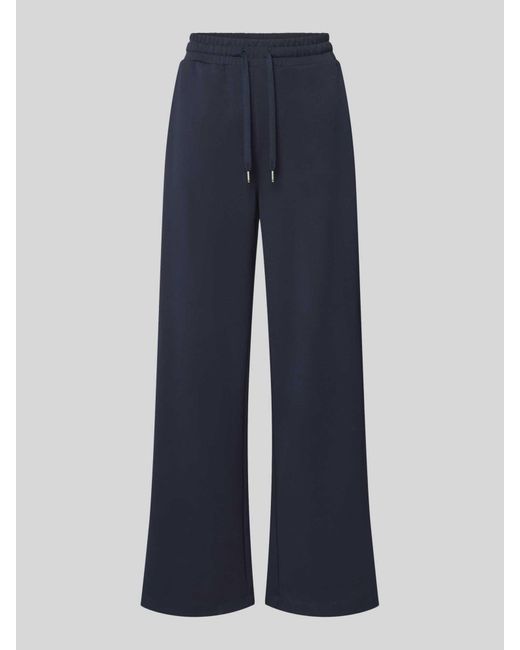 Soya Concept Sweatpants Met Elastische Band En Tunnelkoord, Model 'Banu' in het Blue