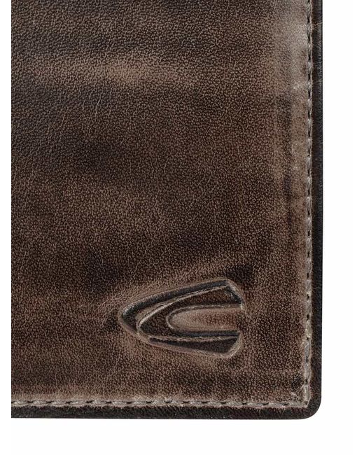 Camel Active Portemonnaie Aus Leder Im Retro-Look in Brown für Herren