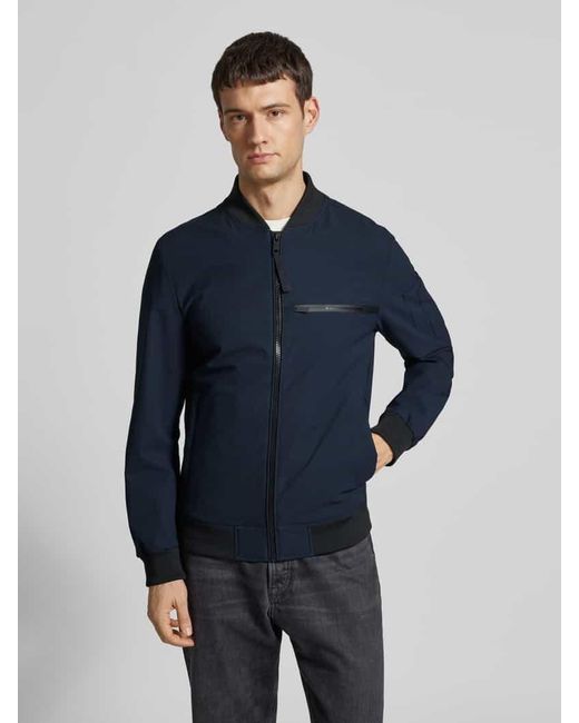 Strellson Jacke Mit Leistentaschen Modell 'Clearwater' in Blue für Herren