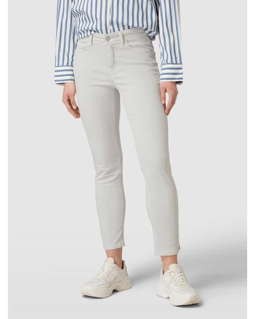 Cambio Jeans in verkürzter Passform Modell 'PIPER' in Gray für Herren