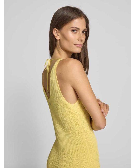 Boss Yellow Strickkleid aus Viskose-Mix Modell 'Floom'